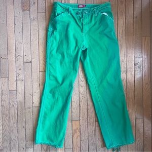 Custom Distressed Green Dickies Pants